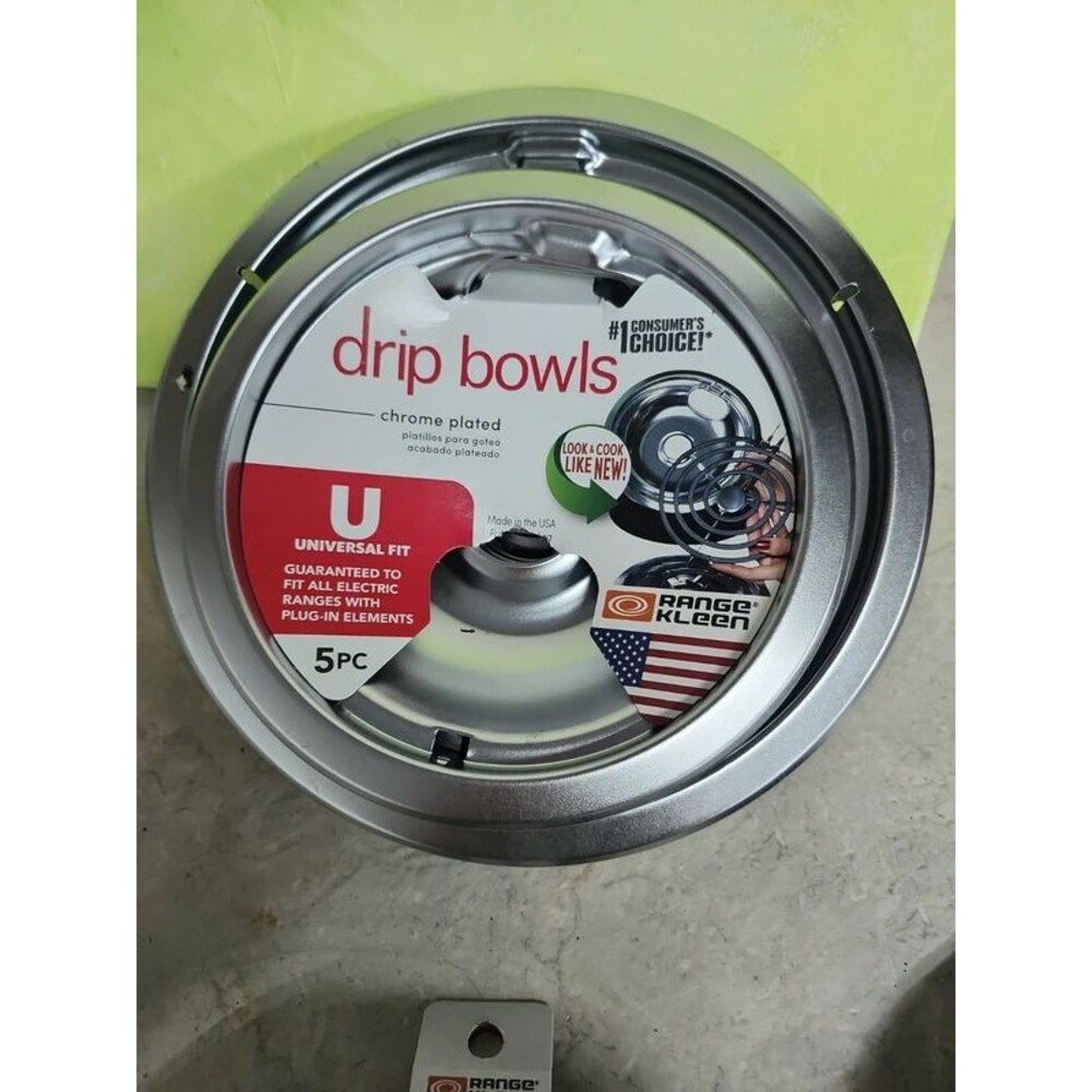 Replacement drip bowls for electric range